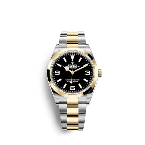 rolex explorer stahl gold